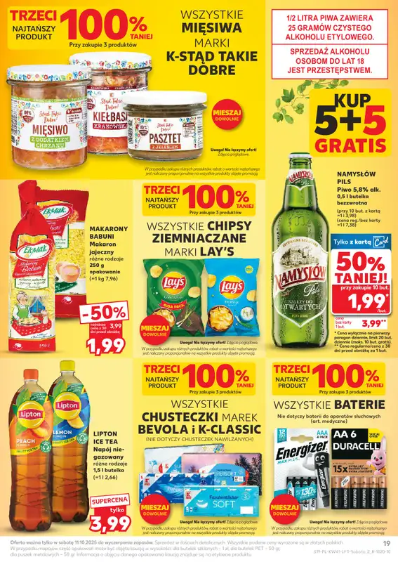 Kaufland - gazetka promocyjna Oferta Kaufland od czwartku 09.10 do środy 15.10 - strona 19