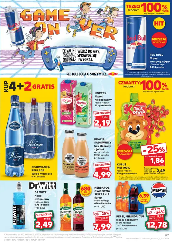Kaufland - gazetka promocyjna Oferta Kaufland od czwartku 09.10 do środy 15.10 - strona 49