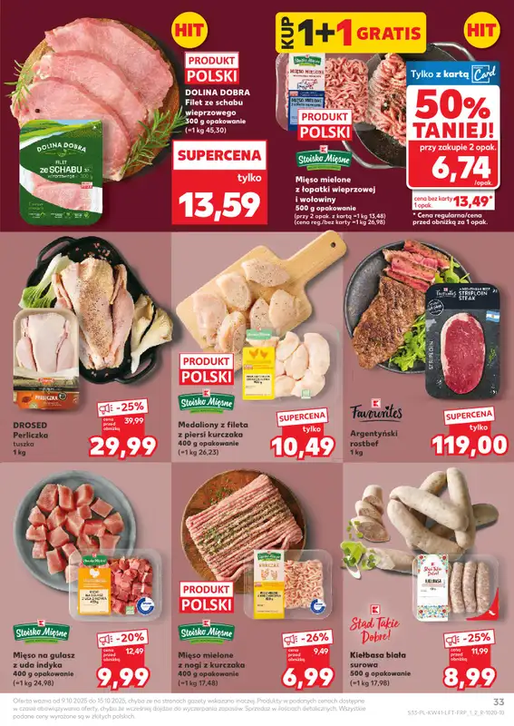Kaufland - gazetka promocyjna Oferta Kaufland od czwartku 09.10 do środy 15.10 - strona 33