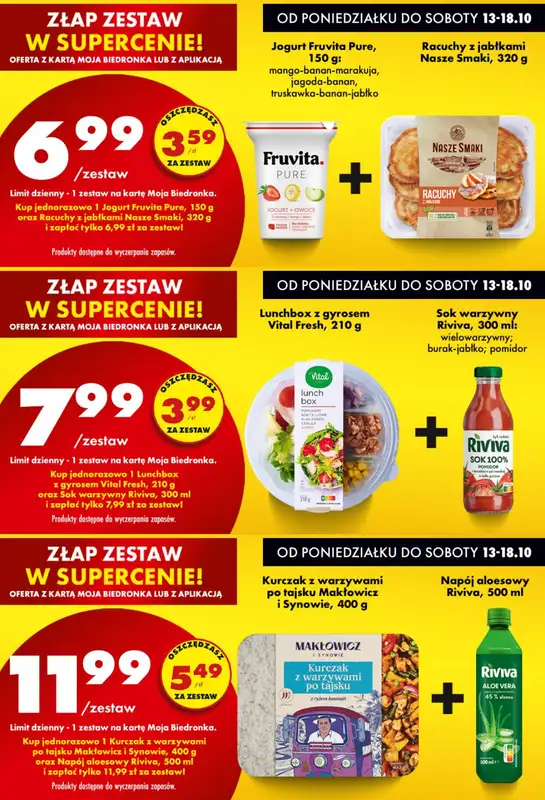 Biedronka - gazetka promocyjna Biedronkowe oszczędności od poniedziałku 13.10 do środy 15.10 - strona 8