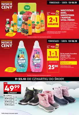 Biedronka - gazetka promocyjna Biedronkowe oszczędności od poniedziałku 13.10 do środy 15.10 - strona 7