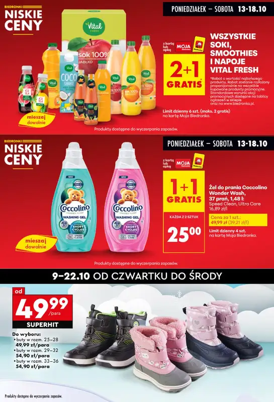 Biedronka - gazetka promocyjna Biedronkowe oszczędności od poniedziałku 13.10 do środy 15.10 - strona 7