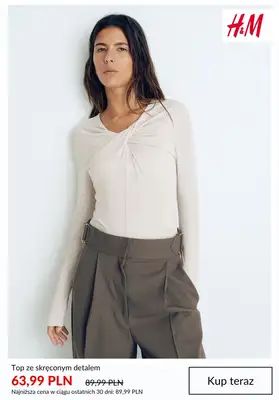 H&M - gazetka promocyjna Bluzki damskie - sprawdź promocje! od poniedziałku 13.10  - strona 8