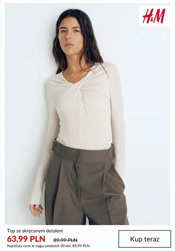 H&M - gazetka promocyjna Bluzki damskie - sprawdź promocje! od poniedziałku 13.10  - strona 8