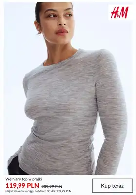 H&M - gazetka promocyjna Bluzki damskie - sprawdź promocje! od poniedziałku 13.10  - strona 3