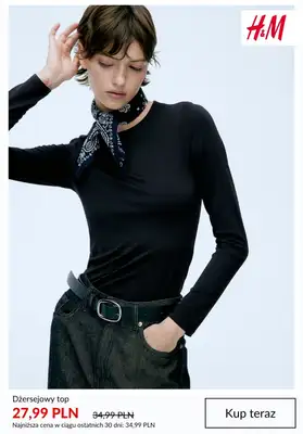 H&M - gazetka promocyjna Bluzki damskie - sprawdź promocje! od poniedziałku 13.10  - strona 2