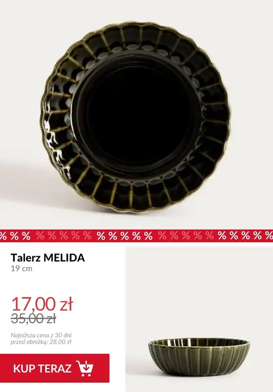 Homla - gazetka promocyjna Zastawa stołowa na jesień od poniedziałku 13.10  - strona 7
