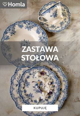 Homla - gazetka promocyjna Zastawa stołowa na jesień od poniedziałku 13.10 
