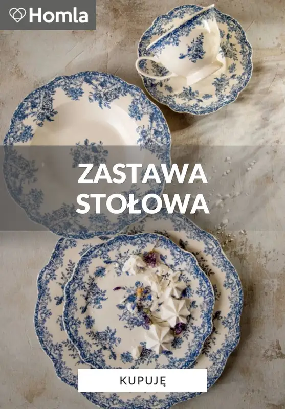 Homla - gazetka promocyjna Zastawa stołowa na jesień  