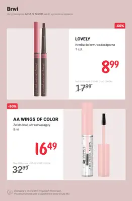 Rossmann - gazetka promocyjna Do -50% na makijaż od poniedziałku 13.10 do piątku 17.10 - strona 10