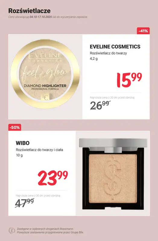 Rossmann - gazetka promocyjna Do -50% na makijaż od poniedziałku 13.10 do piątku 17.10 - strona 5