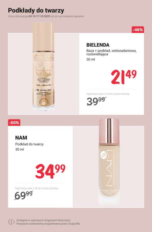 Rossmann - gazetka promocyjna Do -50% na makijaż od poniedziałku 13.10 do piątku 17.10 - strona 2