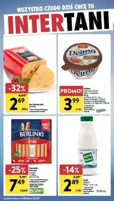 Intermarche - gazetka promocyjna Intertani start tygodnia od poniedziałku 20.10 do środy 22.10 - strona 2
