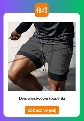 Temu - gazetka promocyjna Męska odzież sportowa od poniedziałku 13.10  - strona 8
