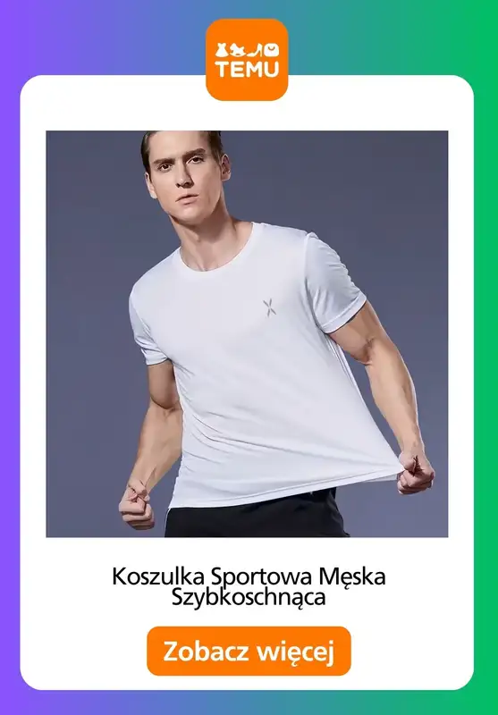 Temu - gazetka promocyjna Męska odzież sportowa od poniedziałku 13.10  - strona 11