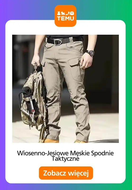 Temu - gazetka promocyjna Męska odzież sportowa od poniedziałku 13.10  - strona 4