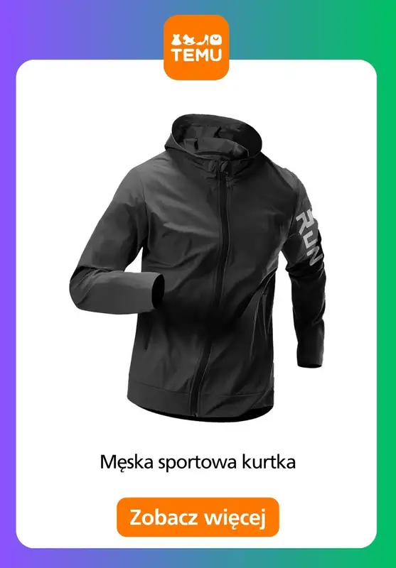 Temu - gazetka promocyjna Męska odzież sportowa od poniedziałku 13.10  - strona 10