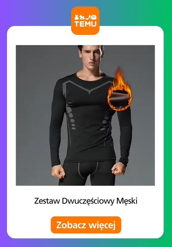 Temu - gazetka promocyjna Męska odzież sportowa od poniedziałku 13.10  - strona 5