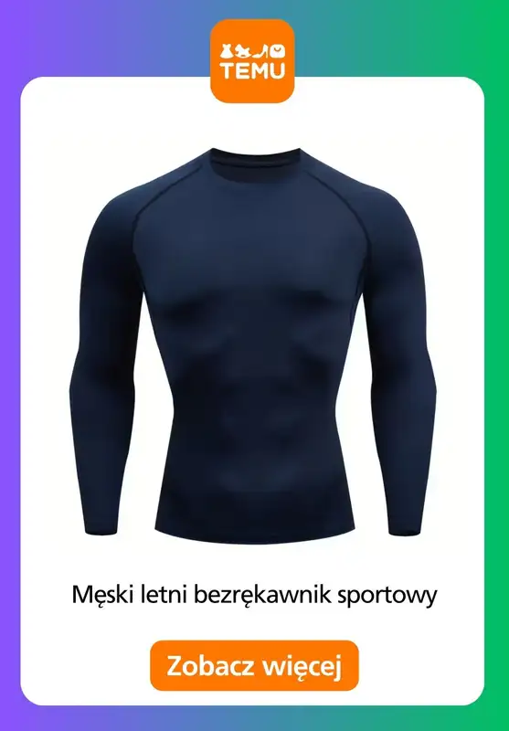 Temu - gazetka promocyjna Męska odzież sportowa od poniedziałku 13.10  - strona 7