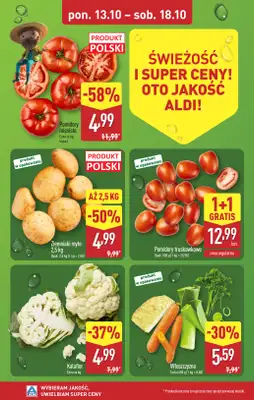Aldi - gazetka promocyjna Farmer Aldik poleca! od poniedziałku 13.10 do soboty 18.10 - strona 2
