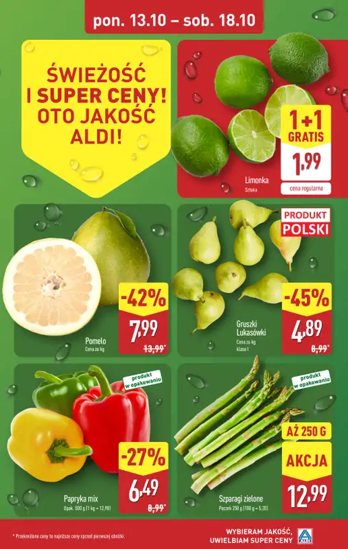 Aldi - gazetka promocyjna Farmer Aldik poleca! od poniedziałku 13.10 do soboty 18.10 - strona 5
