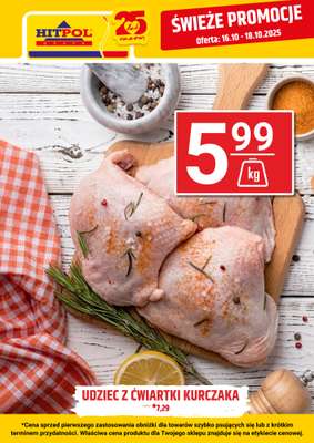 Hitpol - gazetka promocyjna Świeże promocje! od czwartku 16.10 do soboty 18.10
