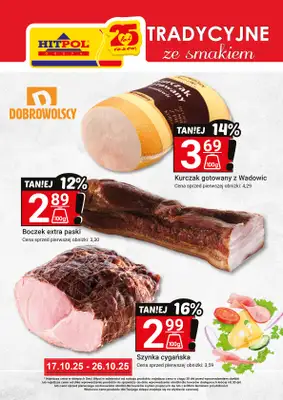 Hitpol - gazetka promocyjna MEGA HITY! od piątku 17.10 do niedzieli 26.10