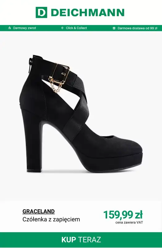 Deichmann - gazetka promocyjna Nowe modele butów na obcasie od poniedziałku 13.10  - strona 9