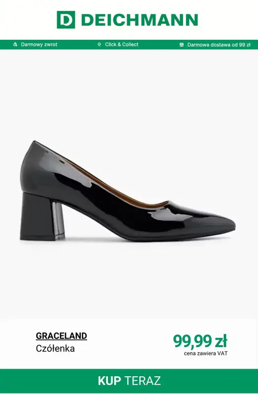 Deichmann - gazetka promocyjna Nowe modele butów na obcasie od poniedziałku 13.10  - strona 8