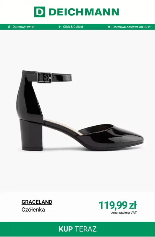 Deichmann - gazetka promocyjna Nowe modele butów na obcasie   - strona 2