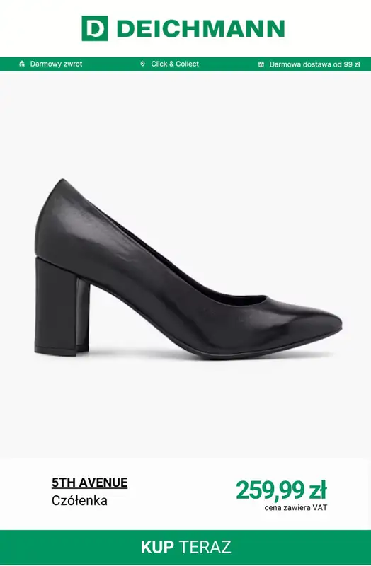 Deichmann - gazetka promocyjna Nowe modele butów na obcasie od poniedziałku 13.10  - strona 11