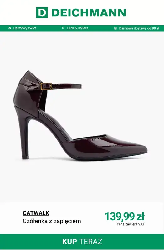 Deichmann - gazetka promocyjna Nowe modele butów na obcasie od poniedziałku 13.10  - strona 10
