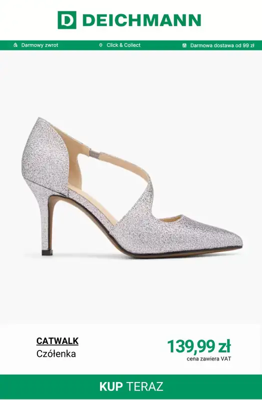 Deichmann - gazetka promocyjna Nowe modele butów na obcasie   - strona 3