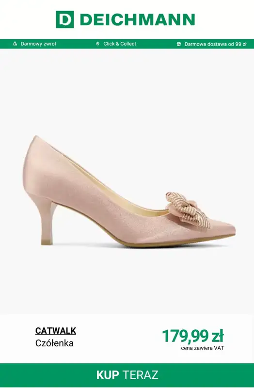 Deichmann - gazetka promocyjna Nowe modele butów na obcasie od poniedziałku 13.10  - strona 4