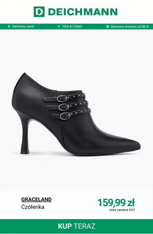 Deichmann - gazetka promocyjna Nowe modele butów na obcasie od poniedziałku 13.10  - strona 6