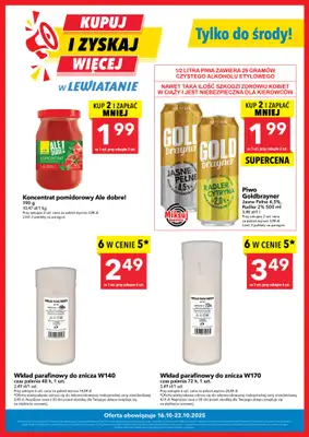 LEWIATAN - gazetka promocyjna Kupuj i zyskaj więcej  do środy 22.10