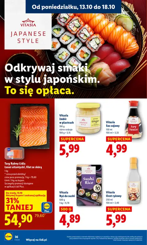 Lidl - gazetka promocyjna Oferta od poniedziałku od poniedziałku 13.10 do środy 15.10 - strona 36