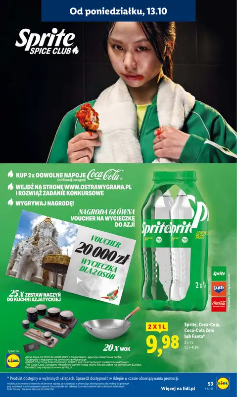 Lidl - gazetka promocyjna Oferta od poniedziałku od poniedziałku 13.10 do środy 15.10 - strona 53