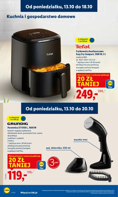 Lidl - gazetka promocyjna Oferta od poniedziałku od poniedziałku 13.10 do środy 15.10 - strona 16