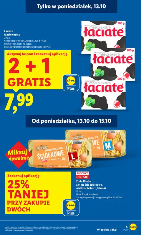 Lidl - gazetka promocyjna Oferta od poniedziałku od poniedziałku 13.10 do środy 15.10 - strona 5