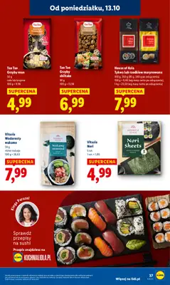 Lidl - gazetka promocyjna Oferta od poniedziałku od poniedziałku 13.10 do środy 15.10 - strona 37