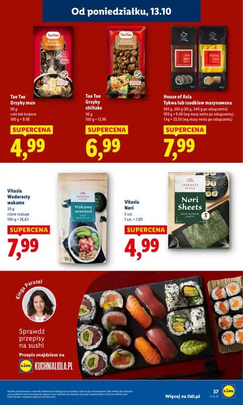 Lidl - gazetka promocyjna Oferta od poniedziałku od poniedziałku 13.10 do środy 15.10 - strona 37
