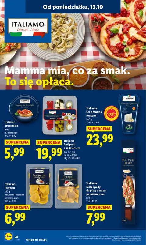 Lidl - gazetka promocyjna Oferta od poniedziałku od poniedziałku 13.10 do środy 15.10 - strona 28
