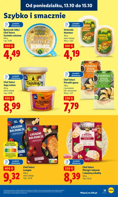 Lidl - gazetka promocyjna Oferta od poniedziałku od poniedziałku 13.10 do środy 15.10 - strona 35