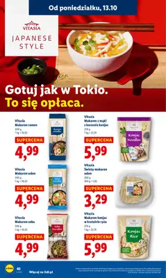 Lidl - gazetka promocyjna Oferta od poniedziałku od poniedziałku 13.10 do środy 15.10 - strona 40