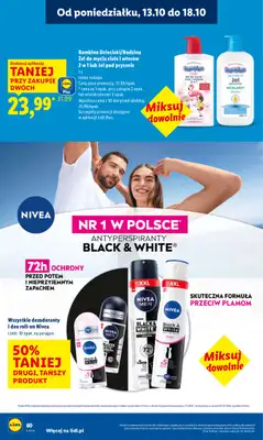 Lidl - gazetka promocyjna Oferta od poniedziałku od poniedziałku 13.10 do środy 15.10 - strona 60
