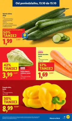 Lidl - gazetka promocyjna Oferta od poniedziałku od poniedziałku 13.10 do środy 15.10 - strona 21