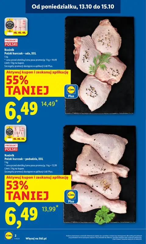 Lidl - gazetka promocyjna Oferta od poniedziałku od poniedziałku 13.10 do środy 15.10 - strona 2