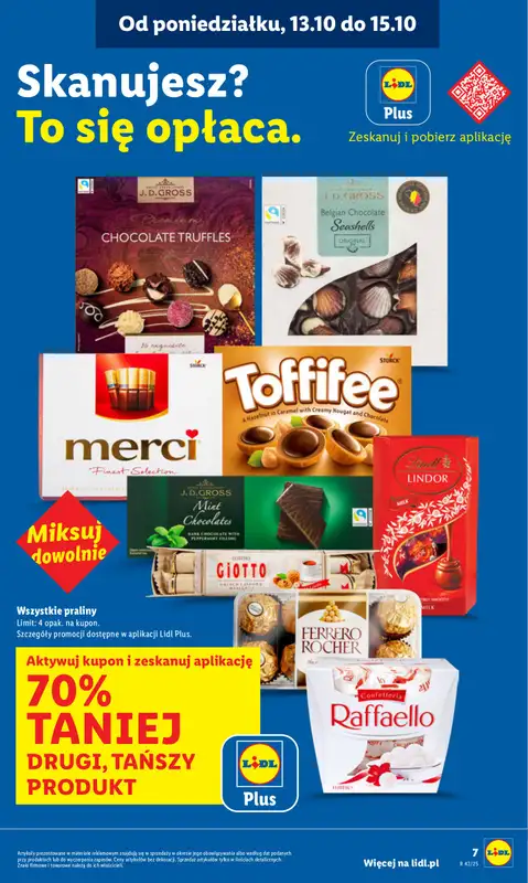 Lidl - gazetka promocyjna Oferta od poniedziałku od poniedziałku 13.10 do środy 15.10 - strona 7