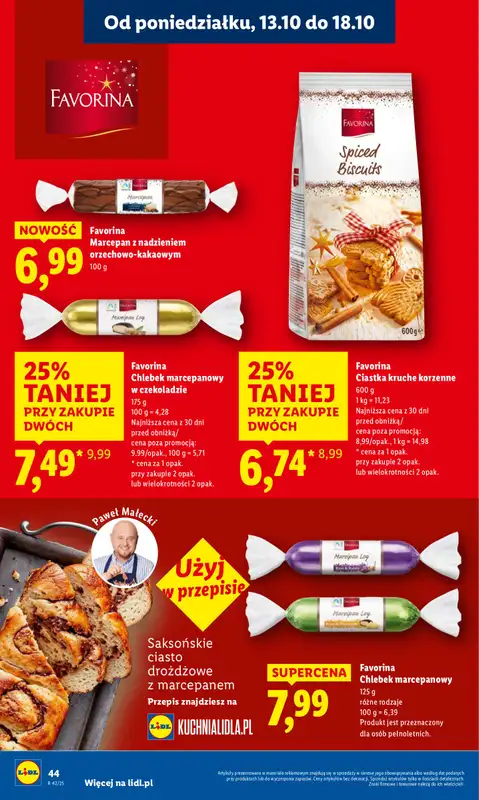 Lidl - gazetka promocyjna Oferta od poniedziałku od poniedziałku 13.10 do środy 15.10 - strona 44
